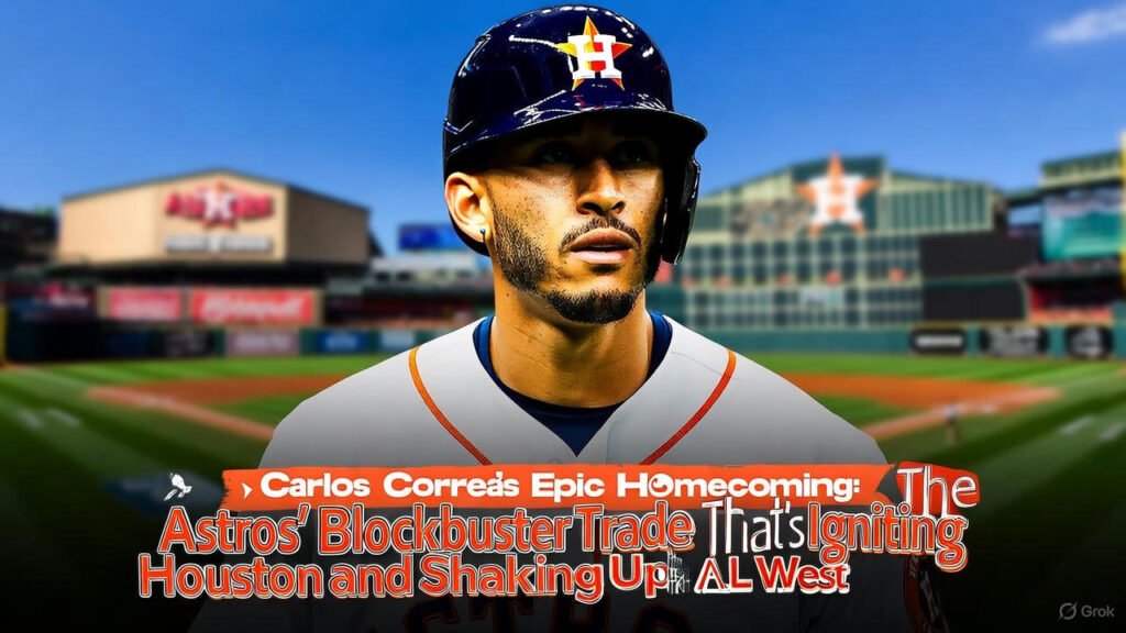 Carlos Correa’s Epic Homecoming: The Astros’ Blockbuster Trade That’s Igniting Houston and Shaking Up the AL West