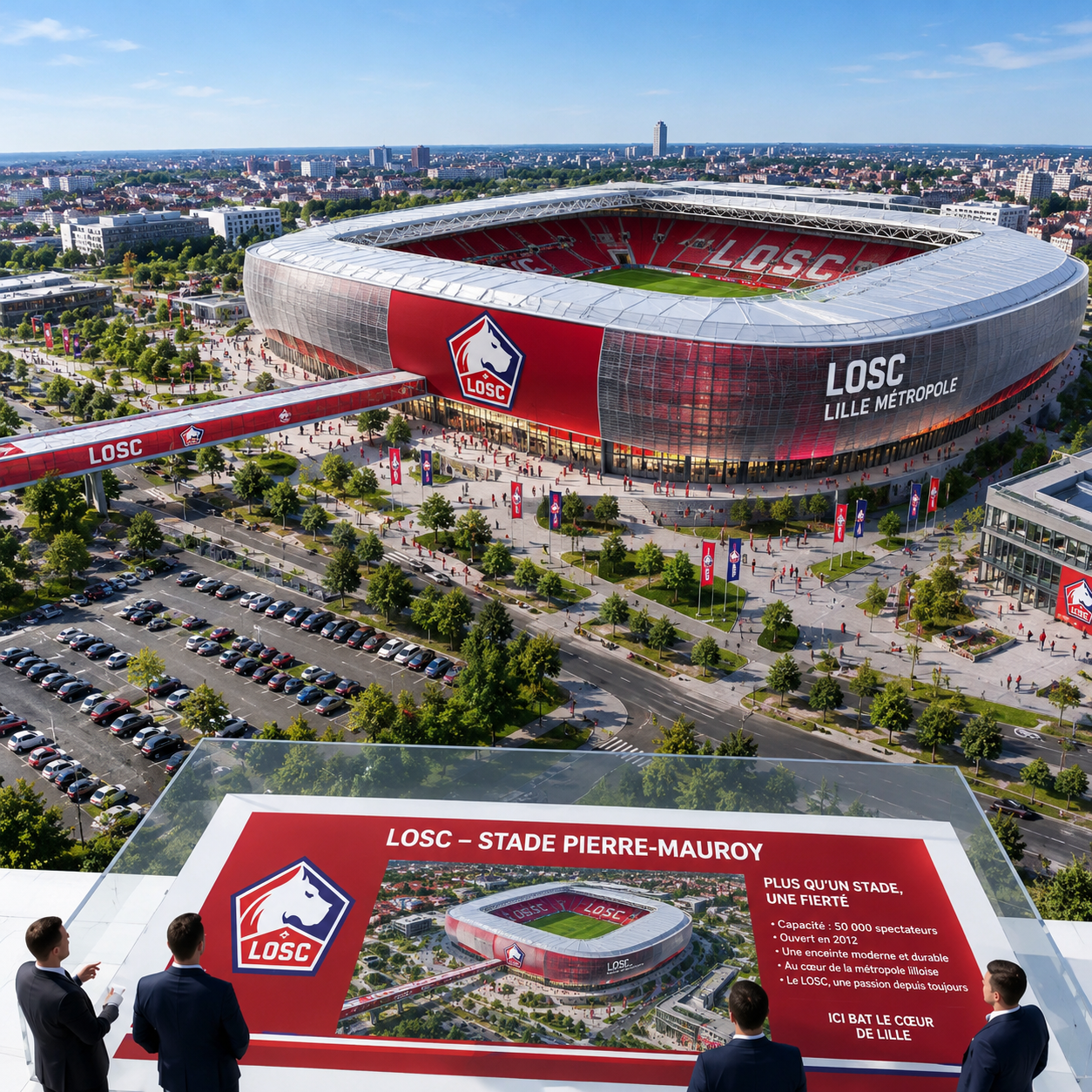 Le LOSC obtient l’approbation de son projet de stade ultramoderne