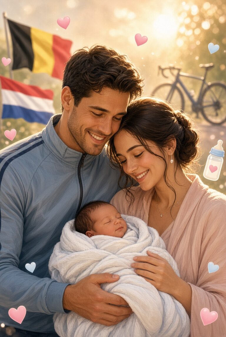 Mathieu van der Poel en zijn partner Roxanne Bertels verwelkomen hun baby — Een hartverwarmend eerbetoon aan de in België geboren Nederlandse profwielrenner 🍼❤️🤍**