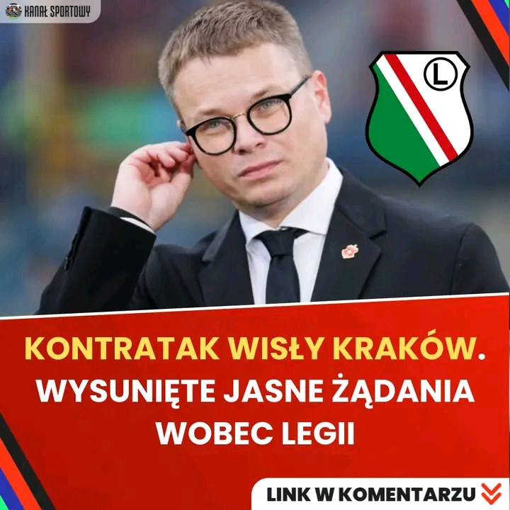 Kontratak Wisły Kraków. Wysunięte jasne żądania wobec Legii……..