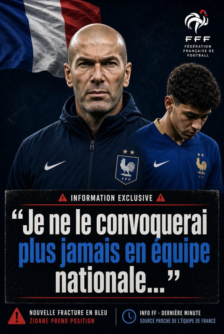 « Je ne le convoquerai plus jamais en équipe nationale… »
