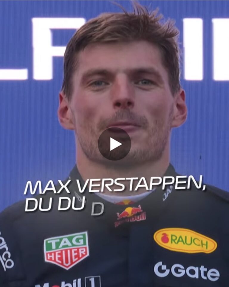 MAX VERSTAPPEN’S EMOTIONAL PODIUM MOMENT: “I’M DEDICATING MY WIN TO…”