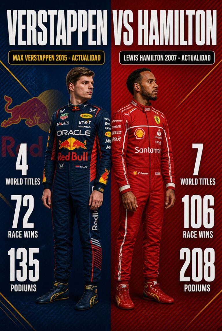 🏎️🔥 “THE RIVALRY NEVER REALLY ENDED!” — MAX VERSTAPPEN VS LEWIS HAMILTON: 4 WORLD TITLES VS 7, 72 WINS VS 106… BUT THEIR 2026 BATTLE REVEALS A FASCINATING NEW TWIST IN F1’S MODERN CLASSIC! 🏆